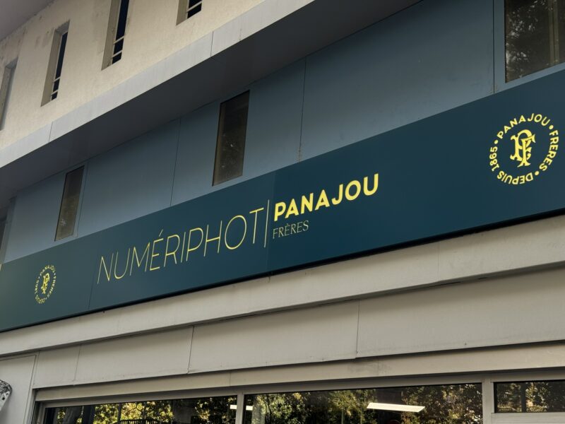 Habillage de façade Numériphot Panajou Frères – Maison de la photographie