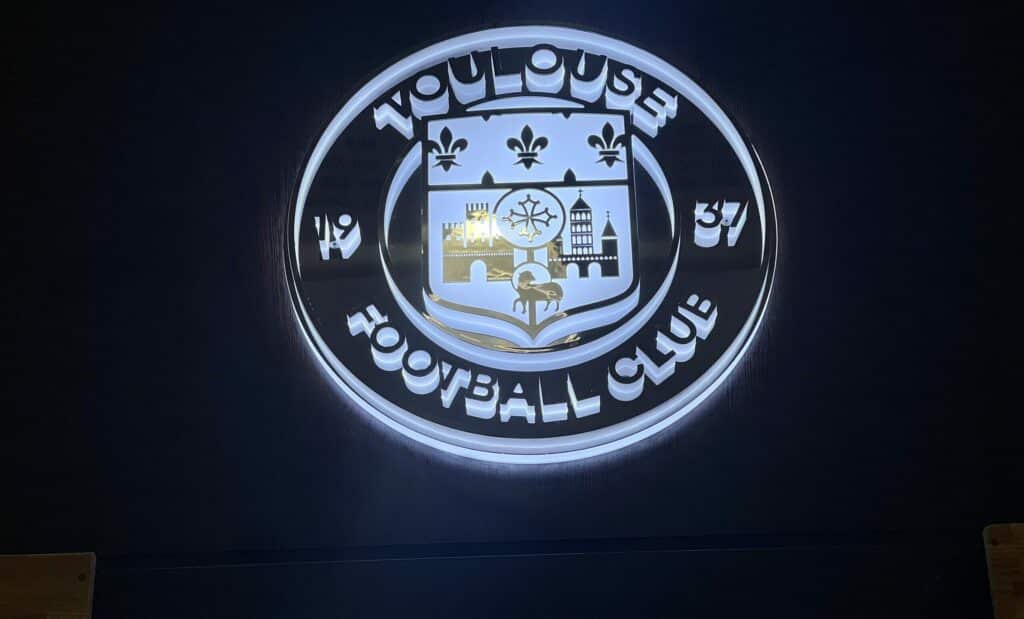 Enseigne lumineuse Toulouse Football Club