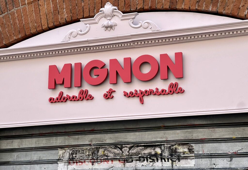 Enseigne lumineuse Mignon Toulouse
