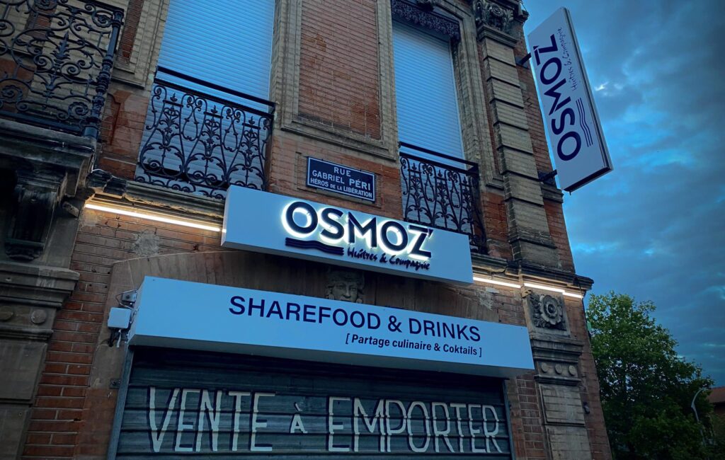 Enseigne lumineuse Osmoz Toulouse